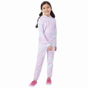 32 Degrees Youth 2-piece Set Soft & Cozy Pink & Blue Hoodie & Jogger Pants